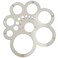UPTTHOW Round Leather Cutting Tool Corner Cutter Circle Drawing Template