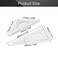 Triangle Ruler Set, Plastic Protractor for Drafting &amp; Geometry