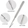 Mudder 2 Pcs Telescoping Clip Metal Extendable Wire Clamp Tool,Silver