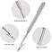 Mudder 2 Pcs Telescoping Clip Metal Extendable Wire Clamp Tool,Silver