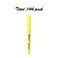 Madisi Highlighters Bulk, Chisel Tip, Fluorescent Yellow, 144-Count