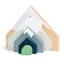 Tender Leaf Toys - Mountain Pass Stack - Stacking Train Tunnel Toy Set for Children - Develop Fine Motor Skills and Creativity for Age 3+