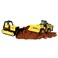 Basic Fun Tonka - Metal Movers Combo Pack Series 2 - Bulldozer and Front Loader