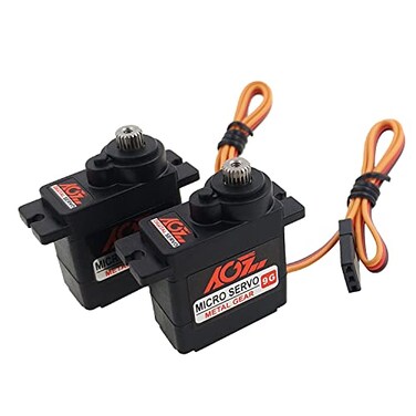AGFRC B11DLS 2.8KG Micro RC Servo Kit, 2-Pack
