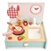 Tender Leaf Toys - Mini Chef Kitchenette - Foldable Portable Wooden Kitchen with Accessories for Pretend Cooking &euro;&ldquo; Develops Social, Creative and Imaginative Skills - Learning Role Play - Age 3+