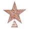 BinaryABC Iron Christmas Tree Star Topper,20cm Glittering Tree Topper