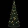 vidaXL Pop-up String Artificial Pre-lit Christmas Tree Green 7 ft