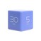 mooas Cube Timer, Flip, Block, Productivity, Time Management (Violet)