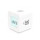 mooas Multi Clock Time Cube Timer, Alarm, Backlight, Productivity (White)
