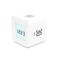 mooas Multi Clock Time Cube Timer, Alarm, Backlight, Productivity (White)