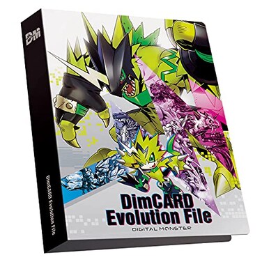 Bandai Digimon DIM Card Evolution File Holds 10 DIM Cards &amp; Includes 5 Tracking Sheets