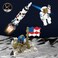PLUS PLUS Apollo 11 Space Playset Bundle - Mini Building Block Set