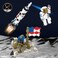 PLUS PLUS Apollo 11 Space Playset Bundle - Mini Building Block Set