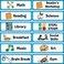 Really Good Stuff Whole-Class Visual Schedule Refill Cards - Set of 27