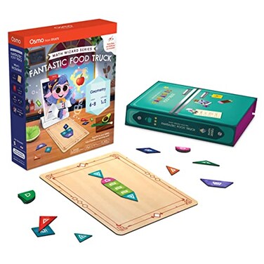 Osmo Math Wizard: Food Truck Co., Ages 6-8, Geometry Math Game, Grades 1-2