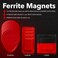 MAG &reg; 15&acirc;&euro;&lsquo;Pack Ferrite Biomagnet Kit &acirc;&euro;&ldquo; 3500&acirc;&euro;&lsquo;4000&acirc;&euro;&macr;Gauss Round, Rectangular &amp; Duo &acirc;&euro;&ldquo; Dr.&acirc;&euro;&macr;Goiz Therapy &acirc;&euro;&ldquo; Vinyl&acirc;&euro;&lsquo;Coated with Clear Polarity