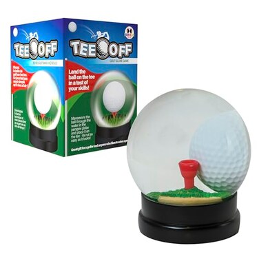 Funtime Tee Off Golf Globe Problem Solving Fun Puzzle - Put the Ball on the tee &euro;&ldquo; not as Easy as it Looks, Multi-Coloured