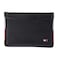 Tommy Hilfiger Men's,Leather Card Case Wallet, Compact,Rfid Blocking,Slim,Black Piper, One Size