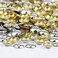 Beadsland Dome Studs Hotfix in Size 6mm,1/3 Round Flat Back Dome Studs with 200pcs (Silver)