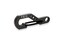 TEC Accessories Python Clip - Stainless Steel Small Keychain Clip - Durable, Lightweight, and Ergonomic Micro Carabiner for Everyday Carry Keychain Accessory (Black, 3-Pack)
