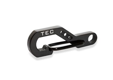 TEC Accessories Python Clip - Stainless Steel Small Keychain Clip - Durable, Lightweight, and Ergonomic Micro Carabiner for Everyday Carry Keychain Accessory (Black, 3-Pack)