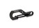 TEC Accessories Python Clip - Stainless Steel Small Keychain Clip - Durable, Lightweight, and Ergonomic Micro Carabiner for Everyday Carry Keychain Accessory (Black, 3-Pack)