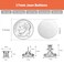 ZENGLU 8 Sets Jean Buttons pins No Sew Instant 17mm Replacement Button Adjustable Pants Buttons Kit