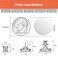 ZENGLU 8 Sets Jean Buttons pins No Sew Instant 17mm Replacement Button Adjustable Pants Buttons Kit