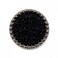Riverbyland 10 PCS Black Rose Round Coat Buttons 1" Shank Button