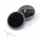 Riverbyland 10 PCS Black Rose Round Coat Buttons 1" Shank Button