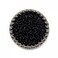Riverbyland 10 PCS Black Rose Round Coat Buttons 1" Shank Button