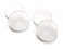 Button Covers Prevent Shirt Holes (12-Pack, Clear)