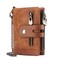 boshiho Genuine Leather Bifold Chain Wallet for Men RFID Blocking