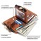 boshiho Genuine Leather Bifold Chain Wallet for Men RFID Blocking