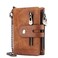 boshiho Genuine Leather Bifold Chain Wallet for Men RFID Blocking