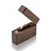 Yoption Ring Box, Handcrafted Walnut Wood Jewelry Box for Wedding Ceremony Ring Storage