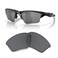 Oakley Half Jacket 2.0 XL OO9154 Replacement Lenses Bundle, Black Iridium