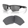 Oakley Half Jacket 2.0 XL OO9154 Replacement Lenses Bundle, Black Iridium