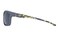 Caterpillar Men's Coder Polarized Sunglasses Square,60 mm, Solid Matte Gray/Yellow Camo
