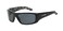 ARNETTE Hot Shot AN4182 Rectangle Polarized Sunglasses Bundle, Shiny Black