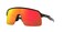 Oakley Mens OO9463A Sutro Lite Low Bridge Fit Rectangular Sunglasses, Matte Black/Prizm Ruby, 39 mm