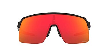 Oakley Mens OO9463A Sutro Lite Low Bridge Fit Rectangular Sunglasses, Matte Black/Prizm Ruby, 39 mm