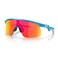Oakley Junior OJ9010 Resistor Rectangular Sunglasses, Sky Blue/Prizm Ruby
