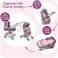 Badger Basket Foldable Doll Stroller &amp; Pram with Canopy - Gray/Pink