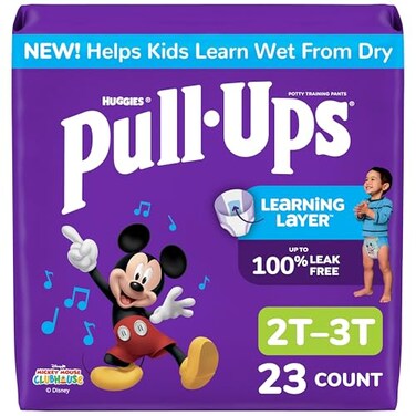 Pull-Ups Boys' Potty Training Pants, Size 2T-3T, 23 Count