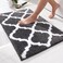 OLANLY Bathroom Rugs 30x20, Soft Absorbent Microfiber Bath Rug, Dark Grey