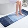 OLANLY Bathroom Runner Rug 47x17, Extra Soft Absorbent Microfiber Bath Rugs