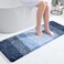 OLANLY Bathroom Runner Rug 47x17, Extra Soft Absorbent Microfiber Bath Rugs