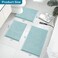 BYSURE Light Blue Bathroom Rugs Sets 3 Piece Non Slip Extra Absorbent Plush Chenille Soft Washable Bath Mats
