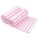 JML Microfiber Bath Towels Set, 2 Pack, 30" x 60", Stripe Pink